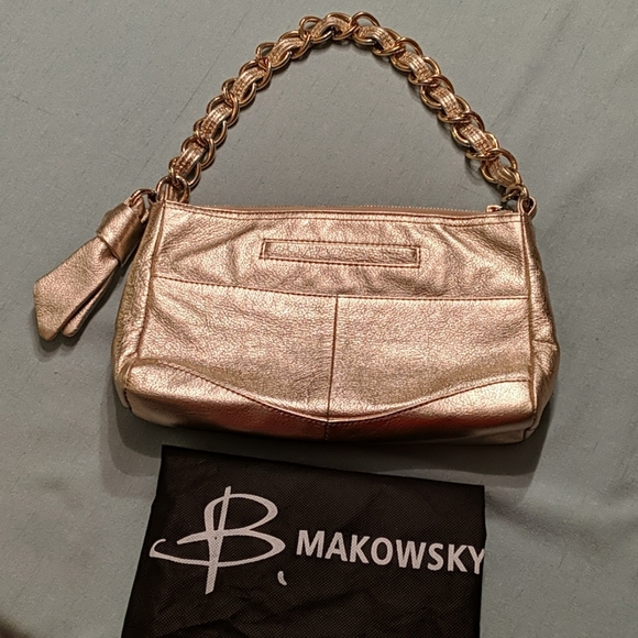 B. MAKOWSKY Gold handbag - Picture 2 of 10